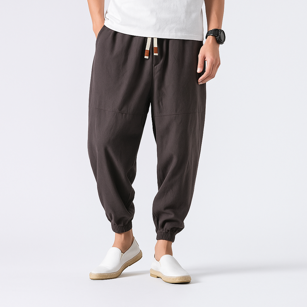 Kireina Pants - Kyoto Apparel - Black, Blue, drawstrings, Gray, harem, pants, Red