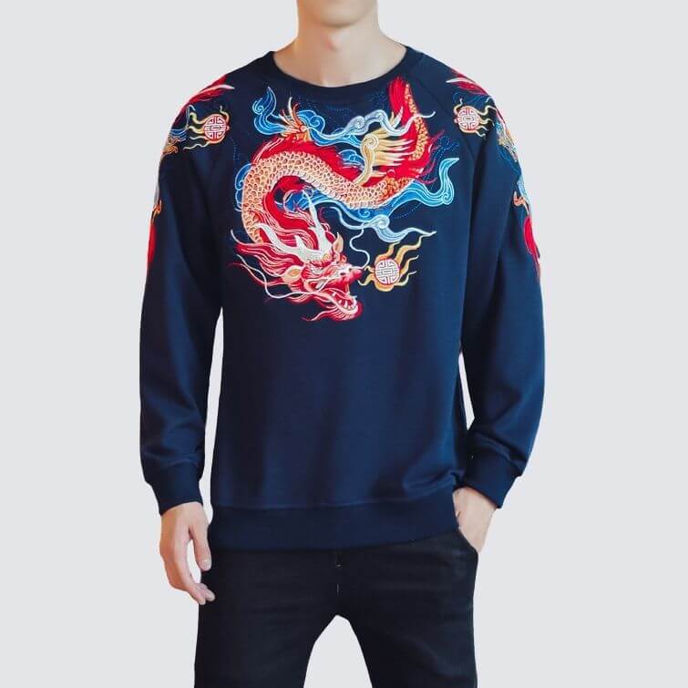 Dansu Dragon Sweatshirt - Kyoto Soul - 