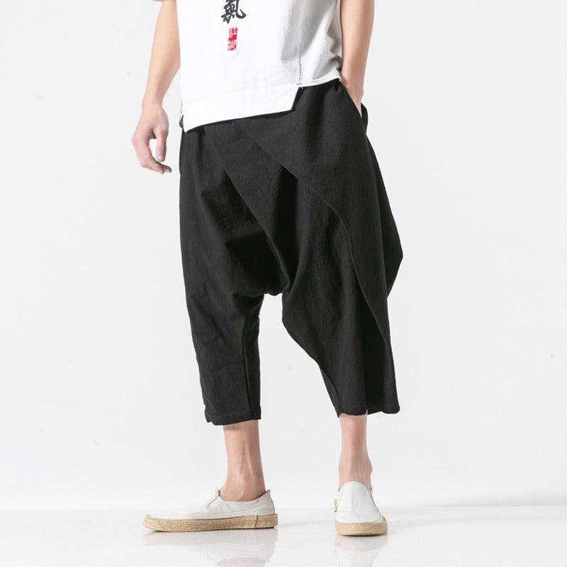 Kasuwai Quarter Pants - Kyoto Apparel - Black, Blue, Green, pants, short pant, short pants, shorts