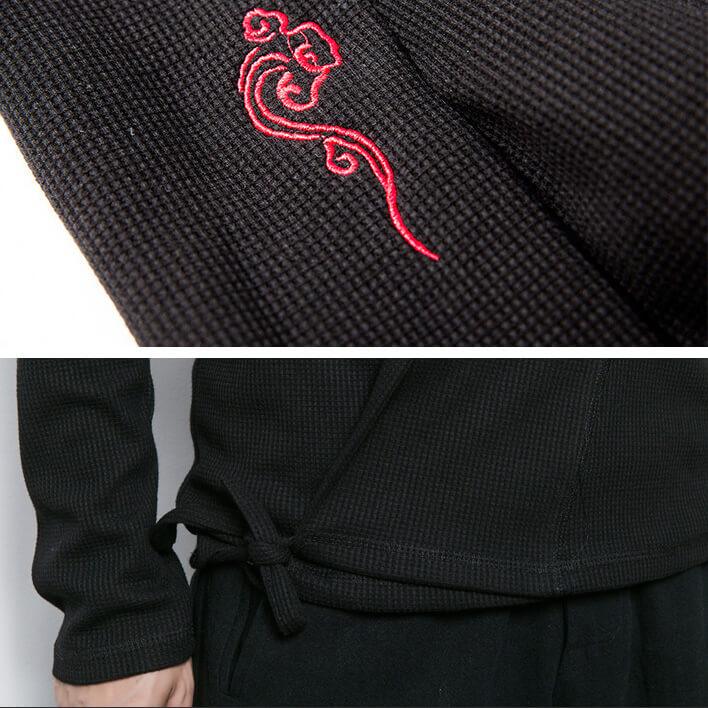 Toshigo Kimono - Kyoto Apparel - Black, Embroidery, Gray, kimono, Outerwear
