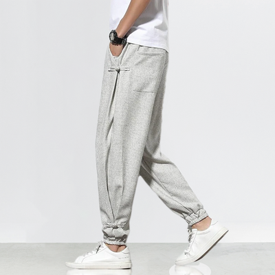 Raijin Harem Pants - Kyoto Soul - Army Green, Black, Navy Blue, Gray, pants