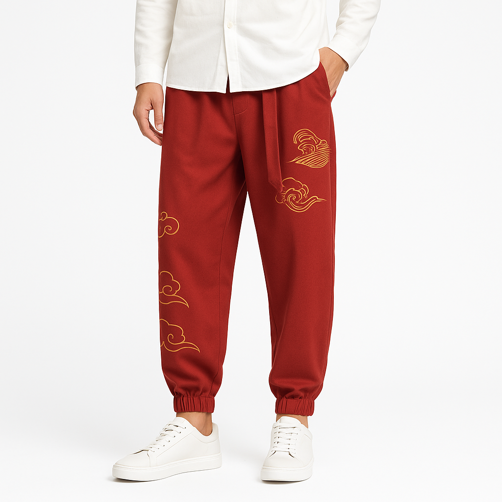 Kumo Harem Pants - Kyoto Soul - Green, Black, Blue, Red, pants