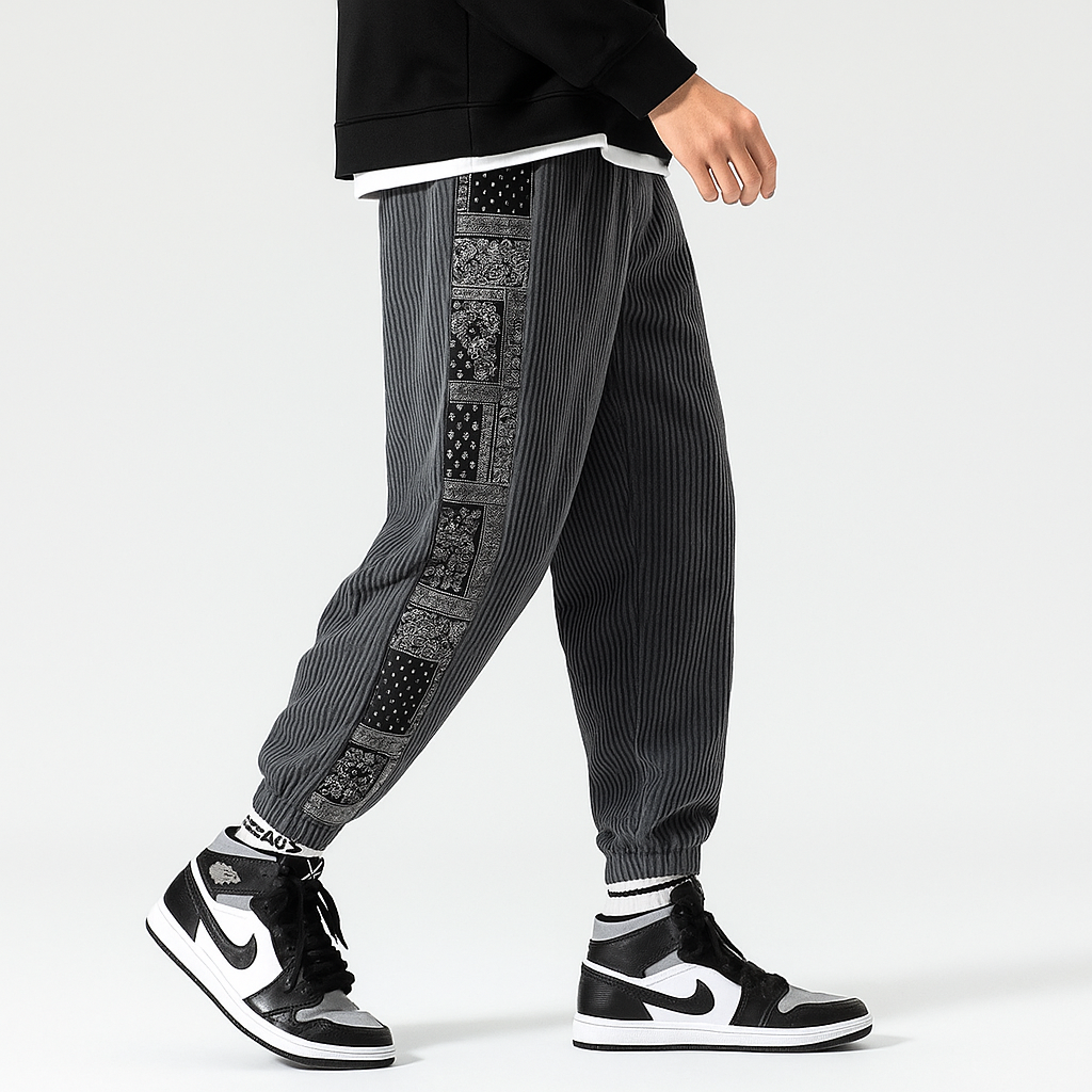 Tori Harem Pants Blue Grey