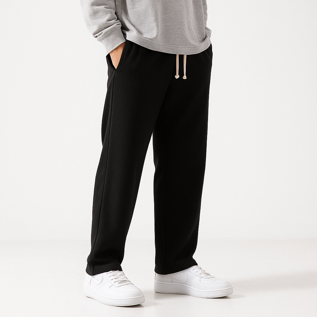 Yurui Black Pants - Kyoto Soul - baggy, Black, Casual, City, Coffee, drawstrings, Festivals, gartered, Loose, new, pants, straight pants
