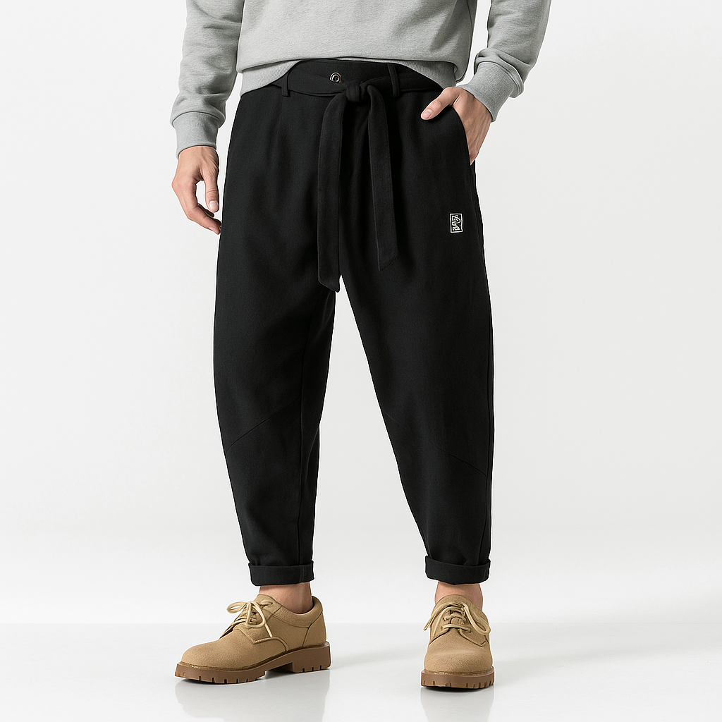 Bakaru Pants - Kyoto Apparel - harems, long, pants, Thick fabric