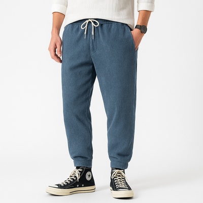 Biraki Corduroy Pants - Kyoto Apparel - black, Blue, Brown, Corduroy, khaki, long, pants, Thick fabric