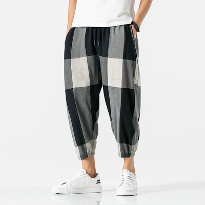 Borku Pants - Kyoto Apparel - Black, Brown, Light fabric, long, pants