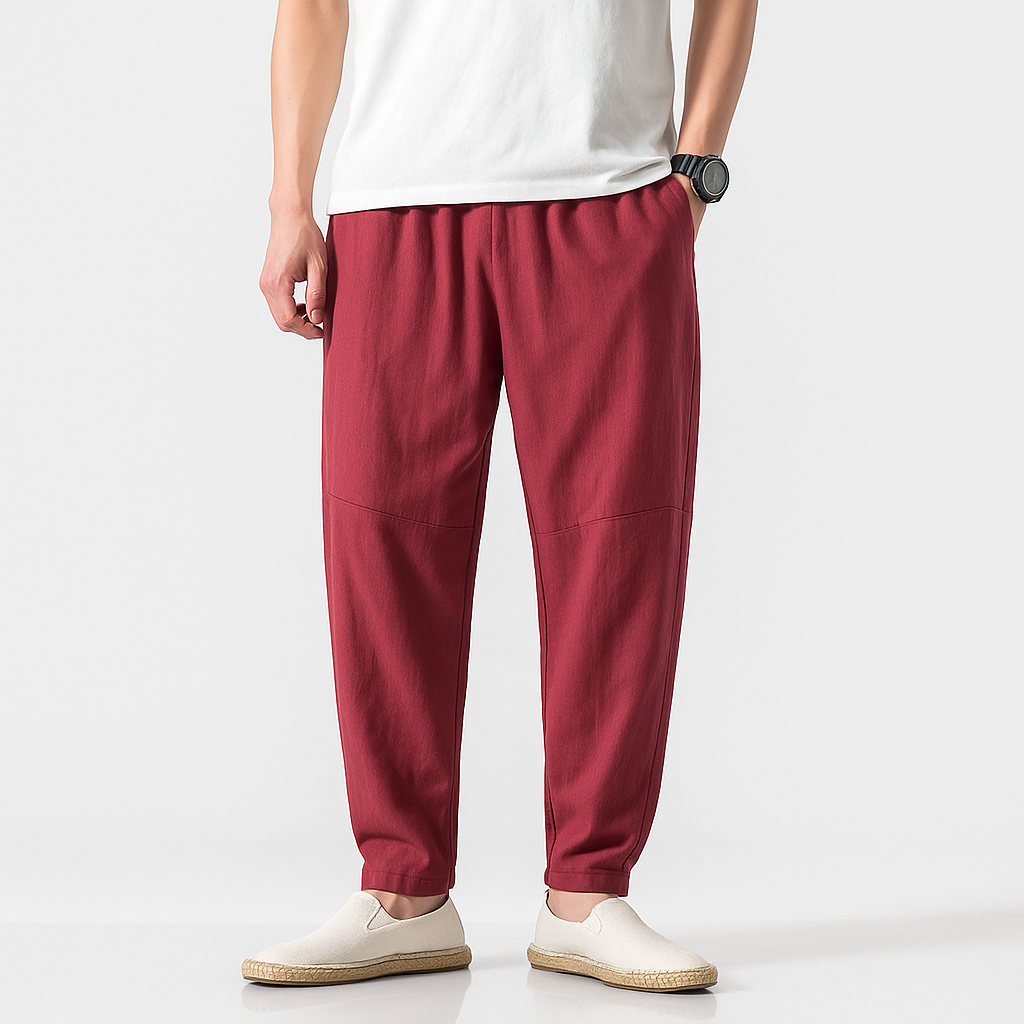 Dasukō Harem Pants - Kyoto Soul Apparel- Black, Gray, Off White, Blue, Red, Pants