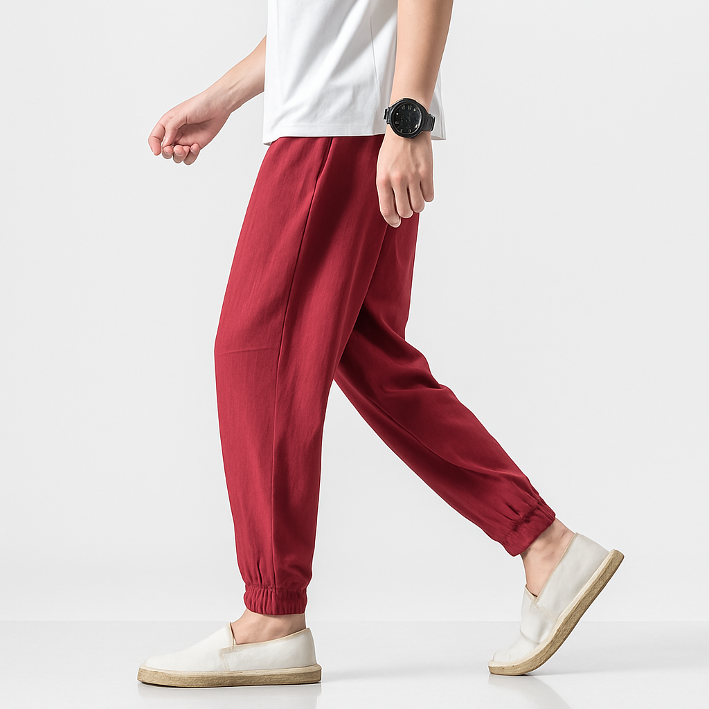 Dasukō Harem Pants - Kyoto Soul Apparel- Black, Gray, Off White, Blue, Red, Pants