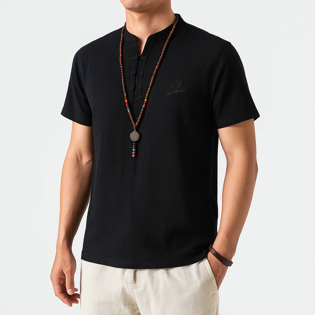 Pansui Shirt - Kyoto Soul - Black, gray, khaki, shirt