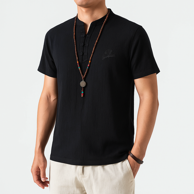 Pansui Shirt - Kyoto Soul - Black, gray, khaki, shirt