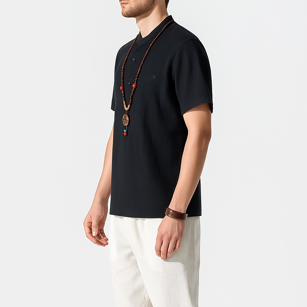 Pansui Shirt - Kyoto Soul - Black, gray, khaki, shirt