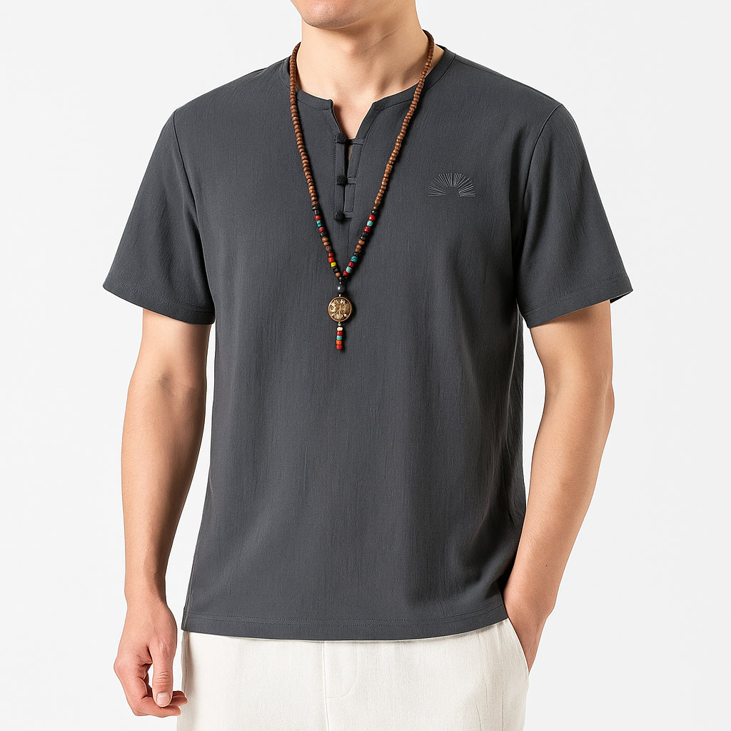 Pansui Shirt - Kyoto Soul - Black, gray, khaki, shirt