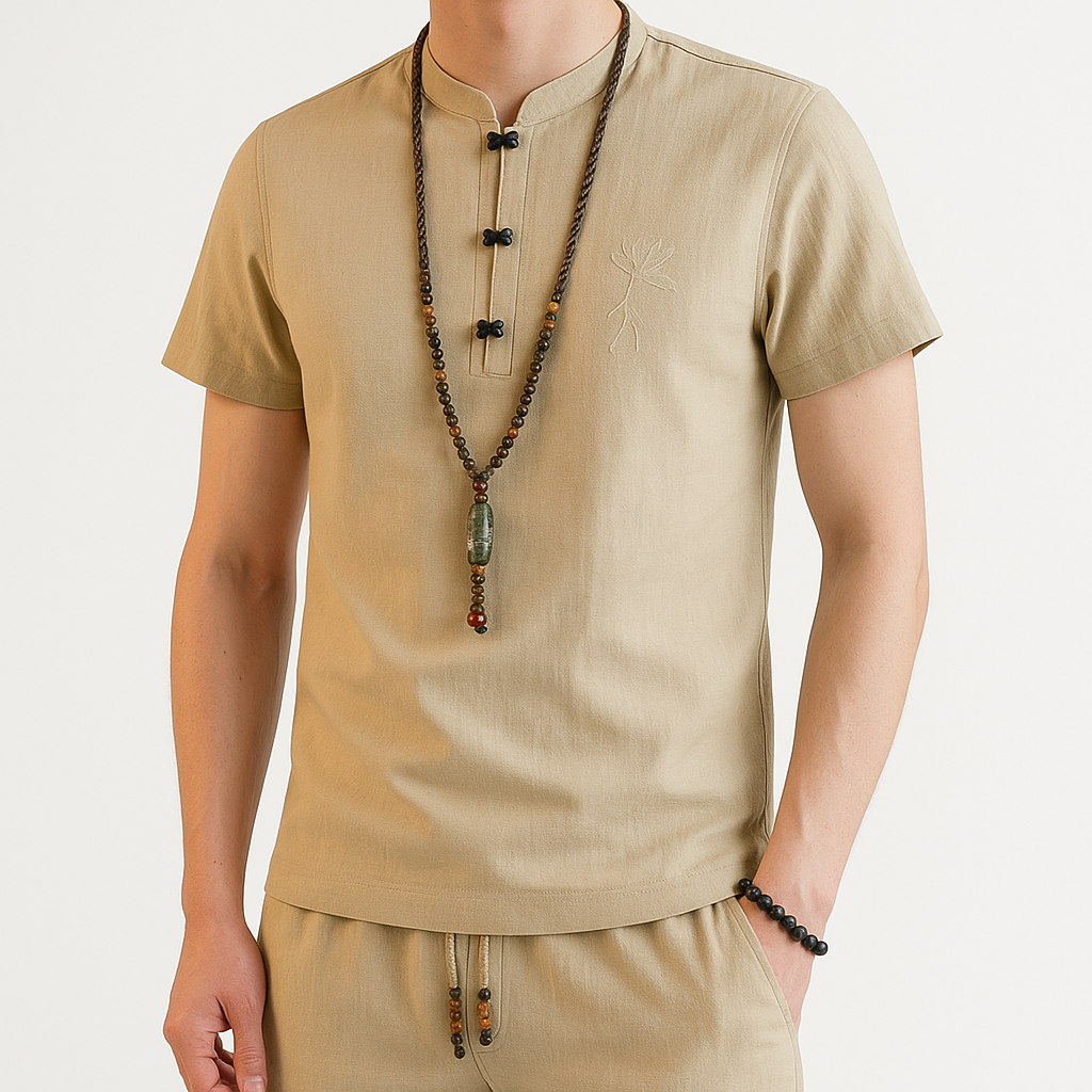 Pansui Shirt - Kyoto Soul - Black, gray, khaki, shirt