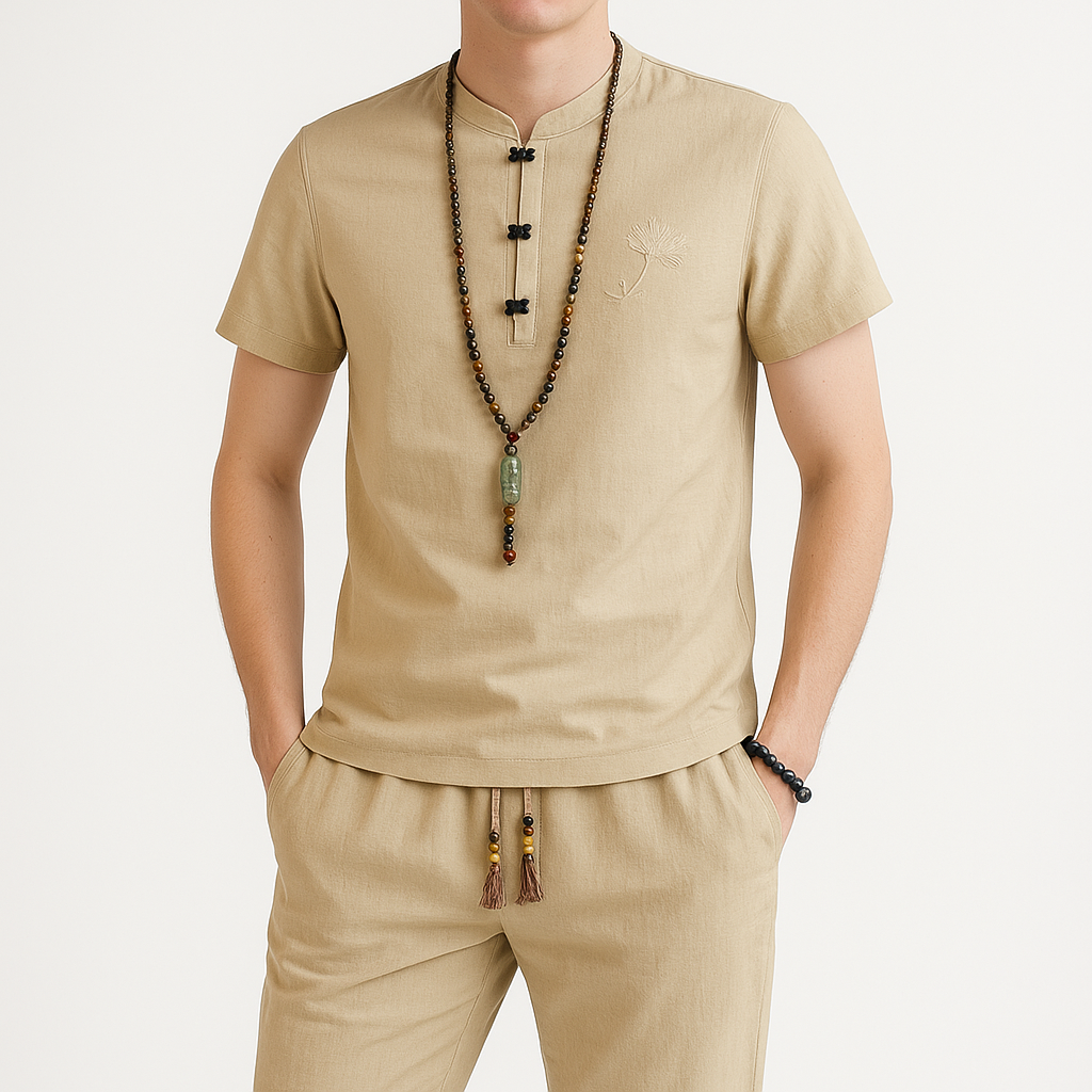 Pansui Shirt - Kyoto Soul - Black, gray, khaki, shirt