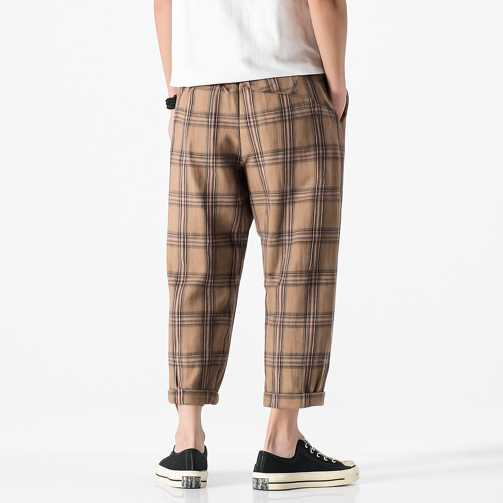 Kencho Pants - Kyoto Apparel - Blue, drawstrings, khaki, pants, Red, short pants