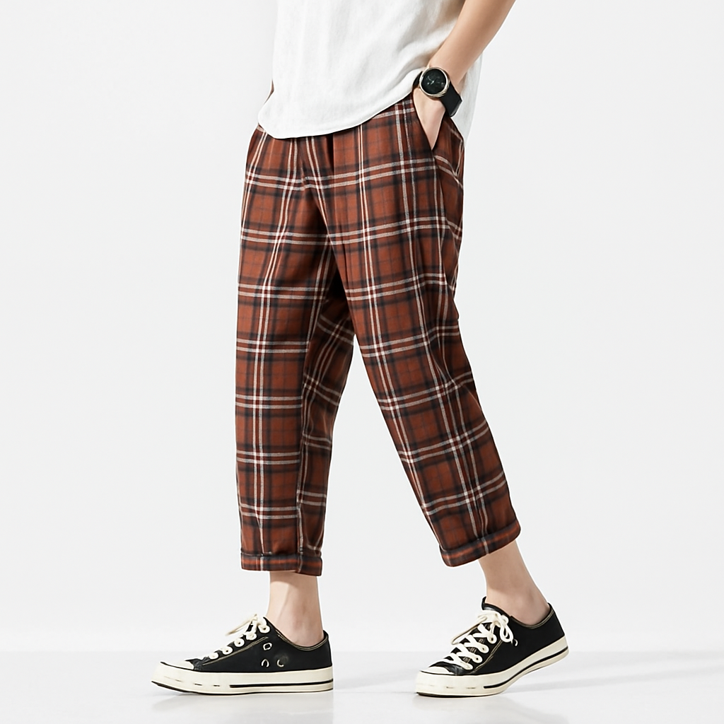 Kencho Pants - Kyoto Apparel - Blue, drawstrings, khaki, pants, Red, short pants