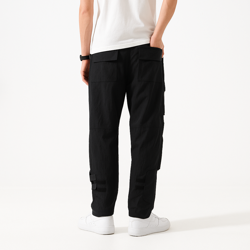 Kinosei Functional Pants - Kyoto Soul - Black, cargo pants, Casual, City, Coffee, Dog, fashion, Gray, Loose, Loosy, new, pants, sporty, Travel