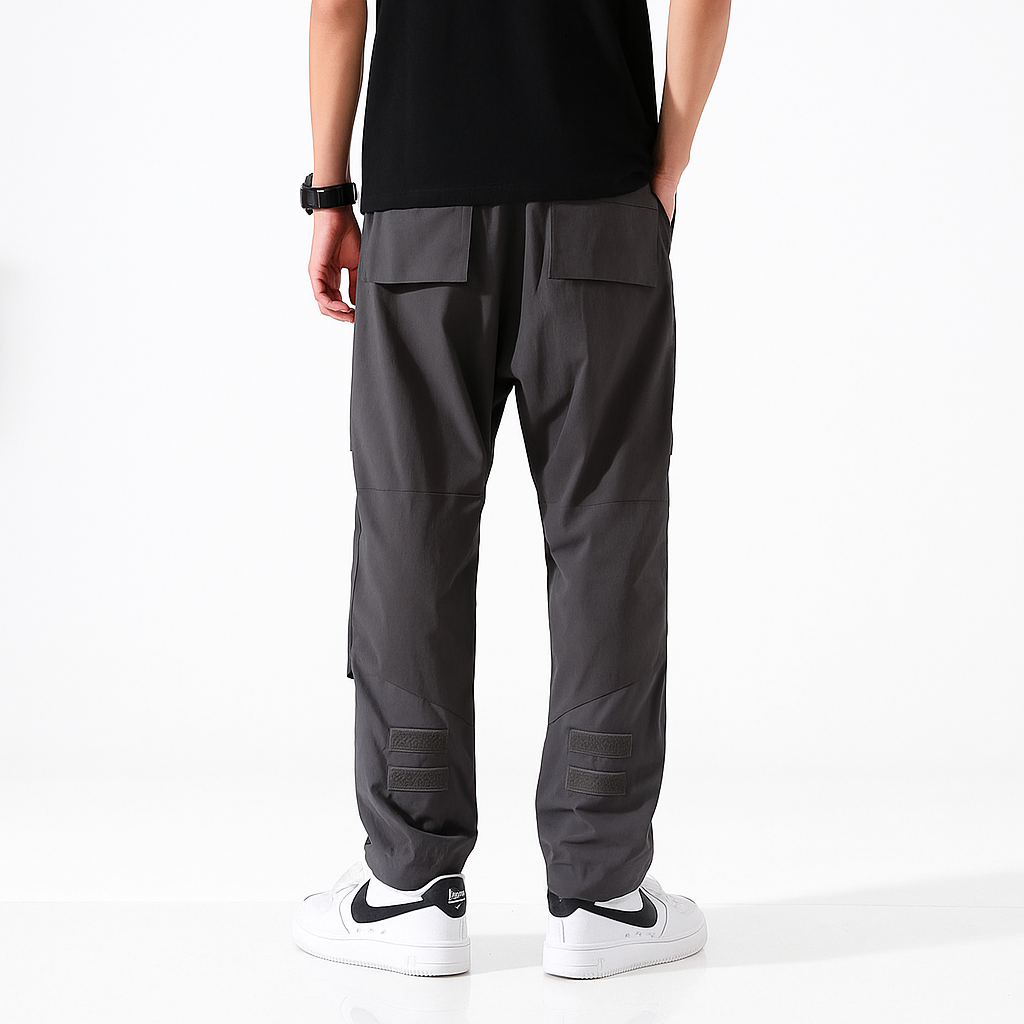 Kinosei Functional Pants - Kyoto Soul - Black, cargo pants, Casual, City, Coffee, Dog, fashion, Gray, Loose, Loosy, new, pants, sporty, Travel