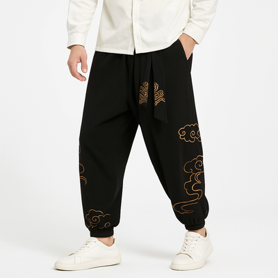 Kumo Harem Pants - Kyoto Soul - Green, Black, Blue, Red, pants