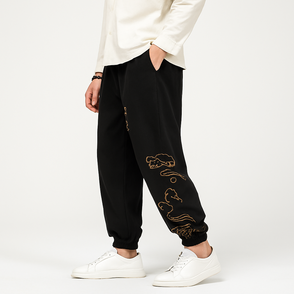 Kumo Harem Pants - Kyoto Soul - Green, Black, Blue, Red, pants