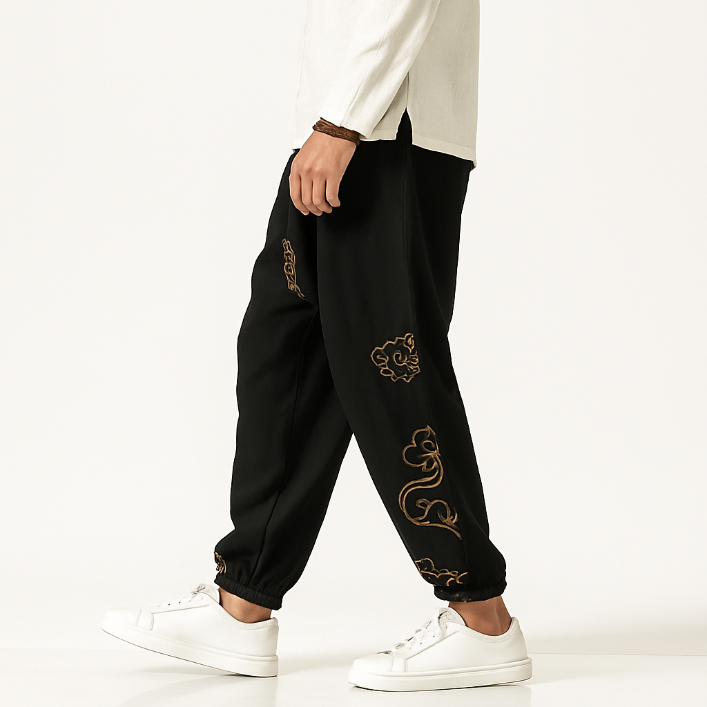 Kumo Harem Pants - Kyoto Soul - Green, Black, Blue, Red, pants