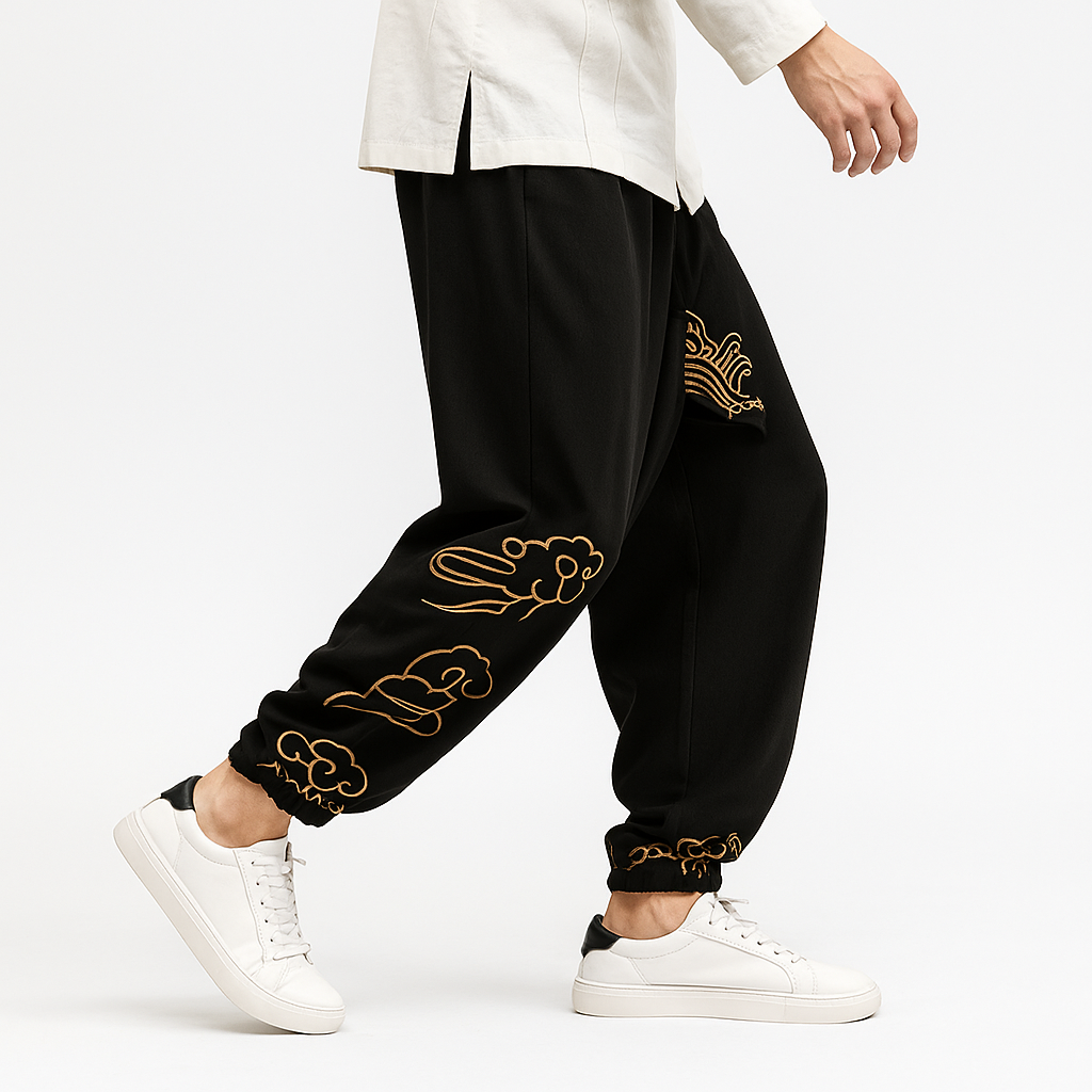 Kumo Harem Pants - Kyoto Soul - Green, Black, Blue, Red, pants