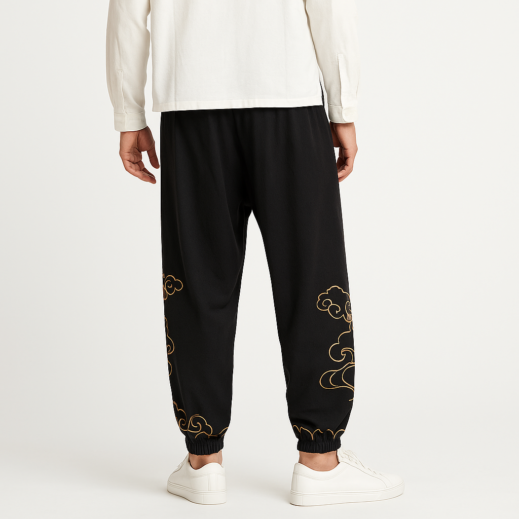 Kumo Harem Pants - Kyoto Soul - Green, Black, Blue, Red, pants