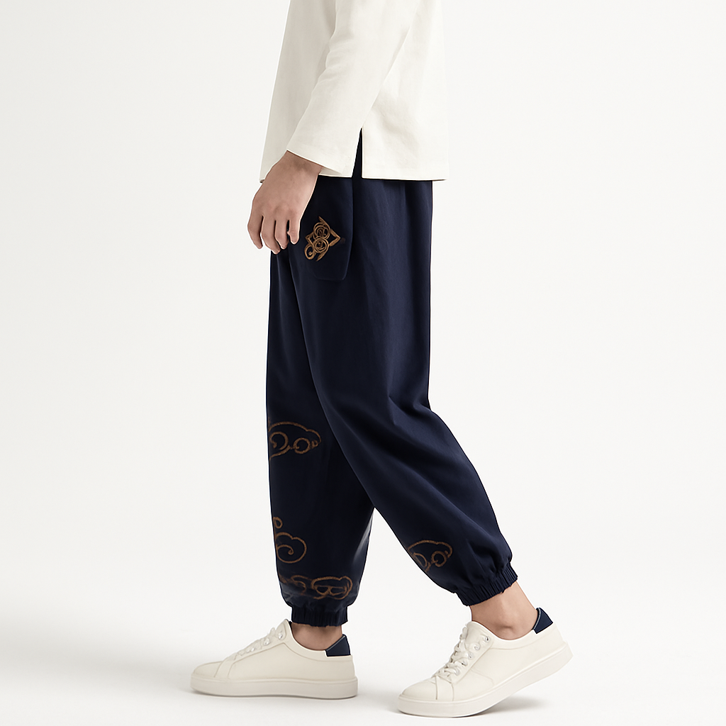 Kumo Harem Pants - Kyoto Soul - Green, Black, Blue, Red, pants