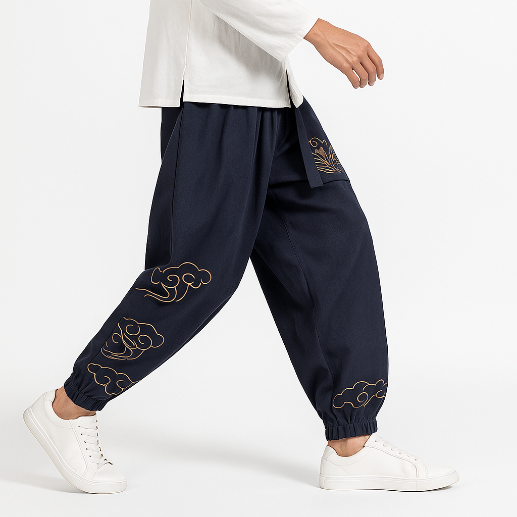 Kumo Harem Pants - Kyoto Soul - Green, Black, Blue, Red, pants