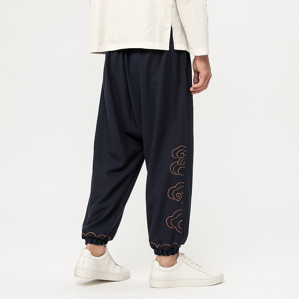 Kumo Harem Pants - Kyoto Soul - Green, Black, Blue, Red, pants