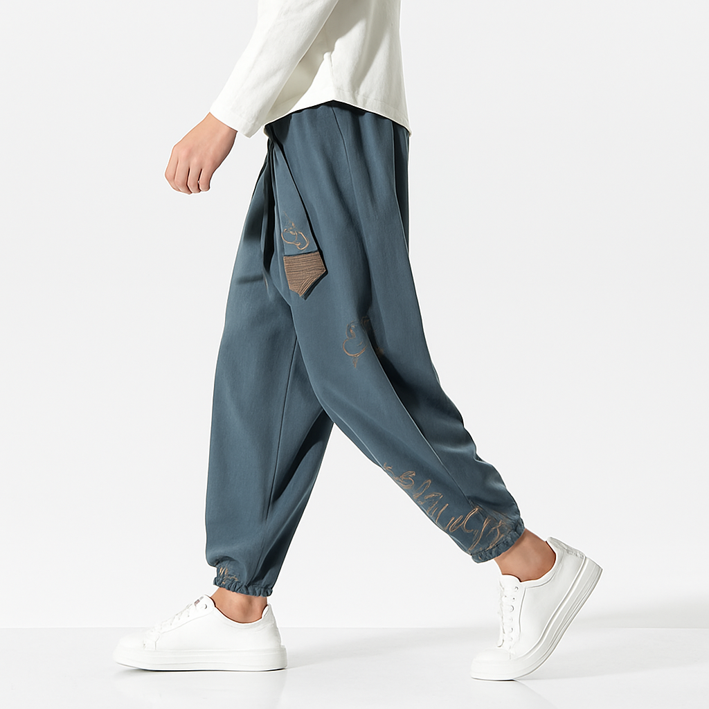 Kumo Harem Pants - Kyoto Soul - Green, Black, Blue, Red, pants