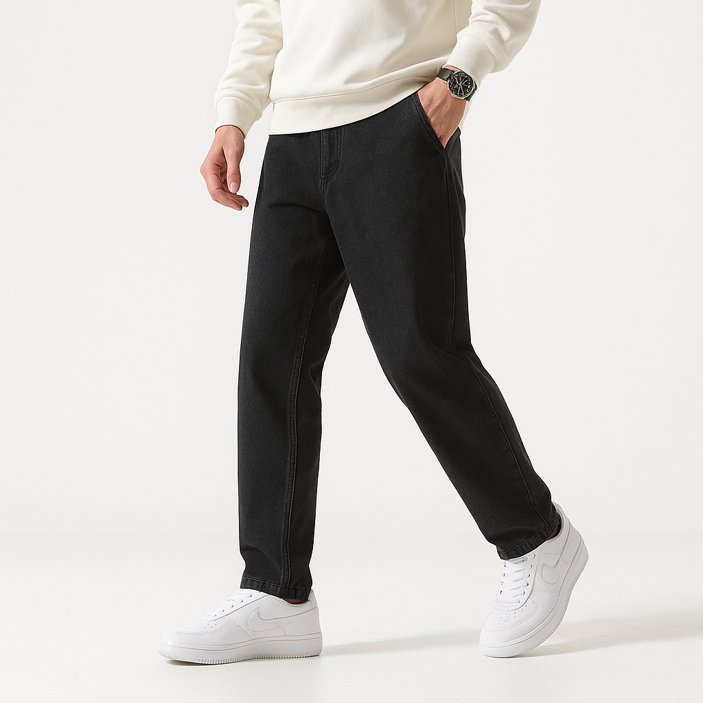 Massugu Denim Pants - Kyoto Soul - Black, Blue, Casual, City, Coffee, Denim, Festivals, jeans, Loose, new, pants, straight pants