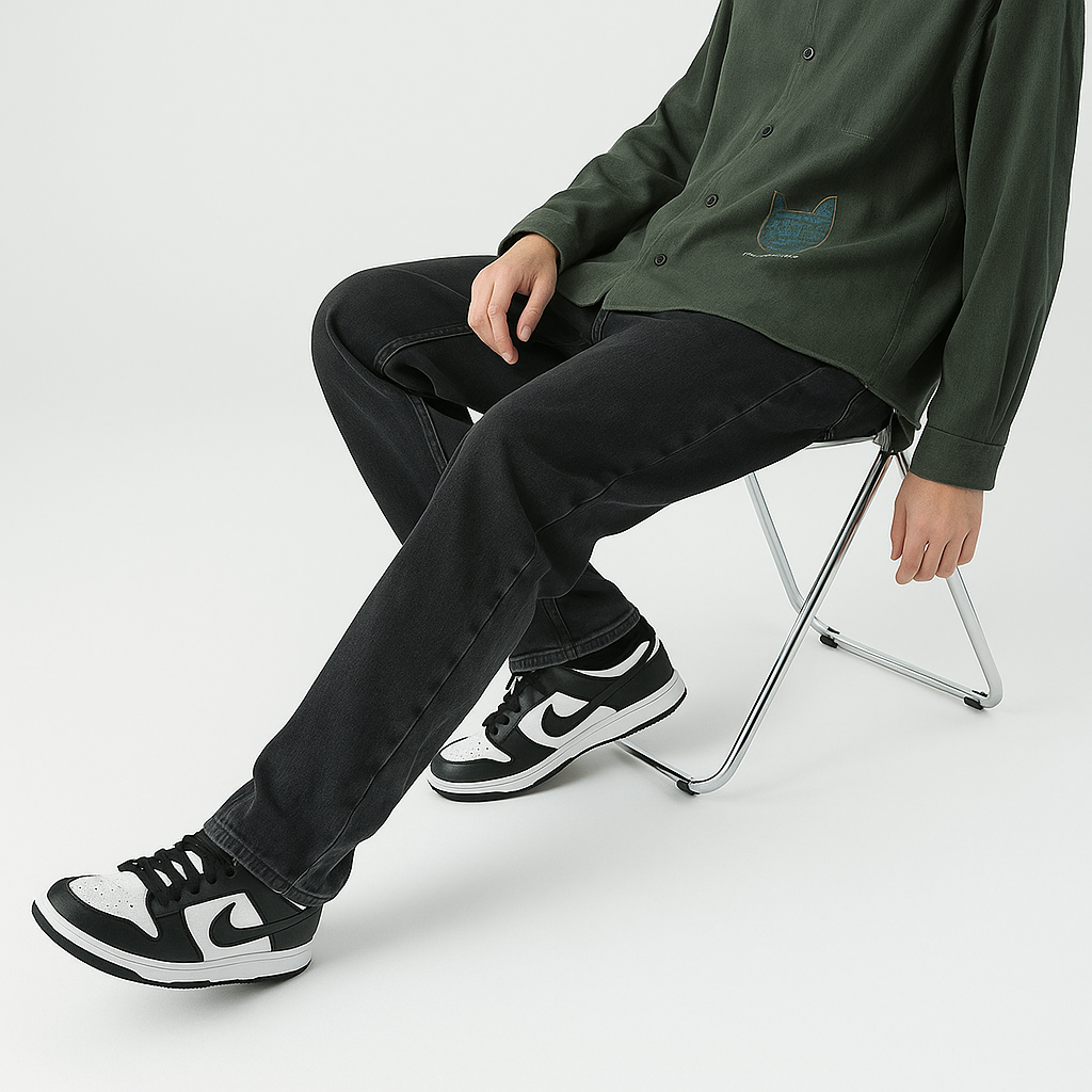 Mirusho Pants - Kyoto Apparel - Black, Blue, Denim, pants