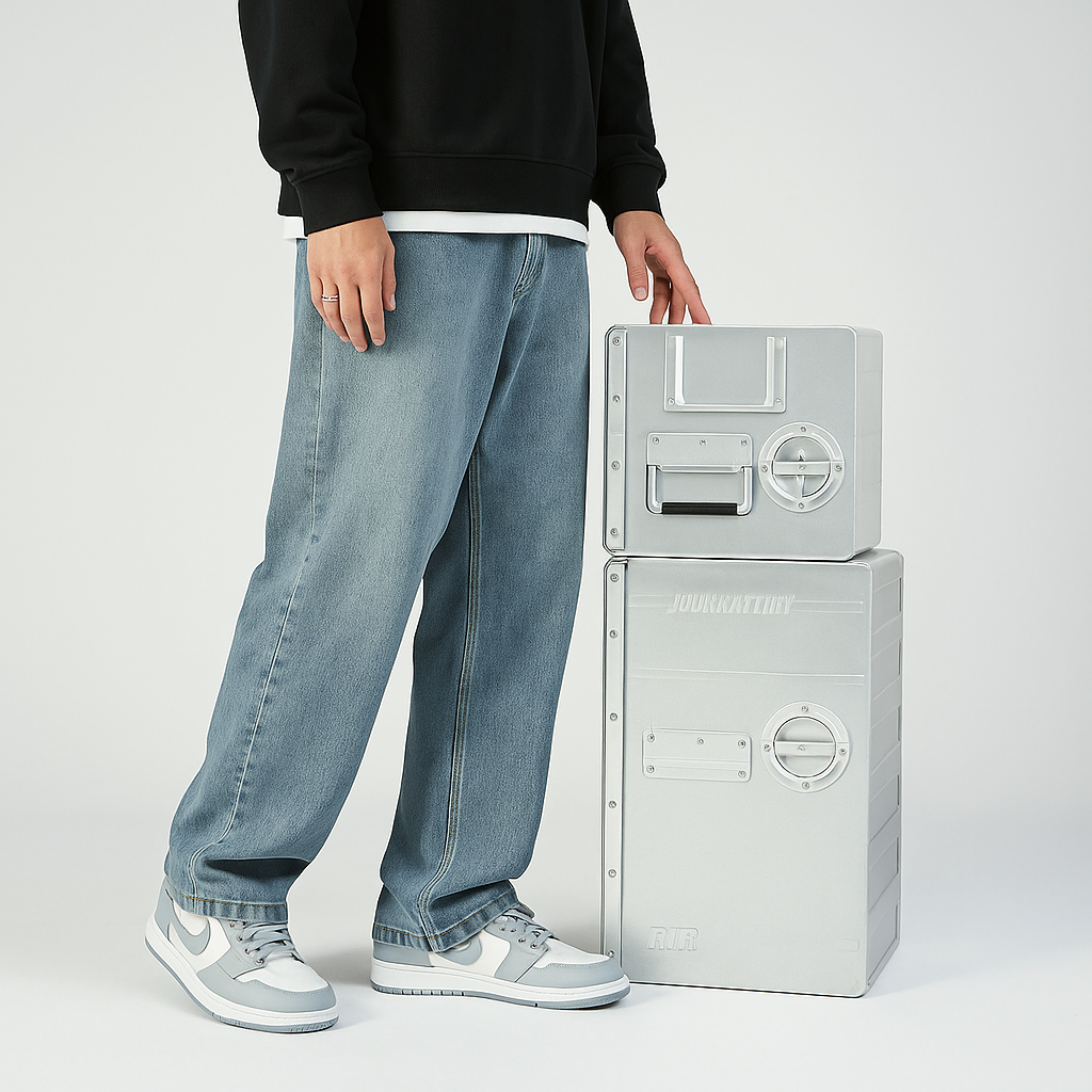 Mirusho Pants - Kyoto Apparel - Black, Blue, Denim, pants