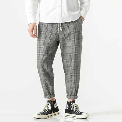 Moshihiro Pants - Kyoto Apparel - gray, Black, Brown, long, pants, Thick fabric