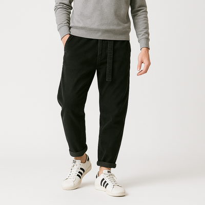 Oleno Harem Denim Pants - Kyoto Apparel - Black, Blue, Denim, drawstrings, harem, pants