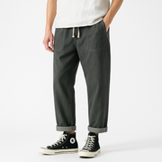 Pokku Pants - Kyoto Apparel - Black, Brown, Denim, drawstrings, Green, pants