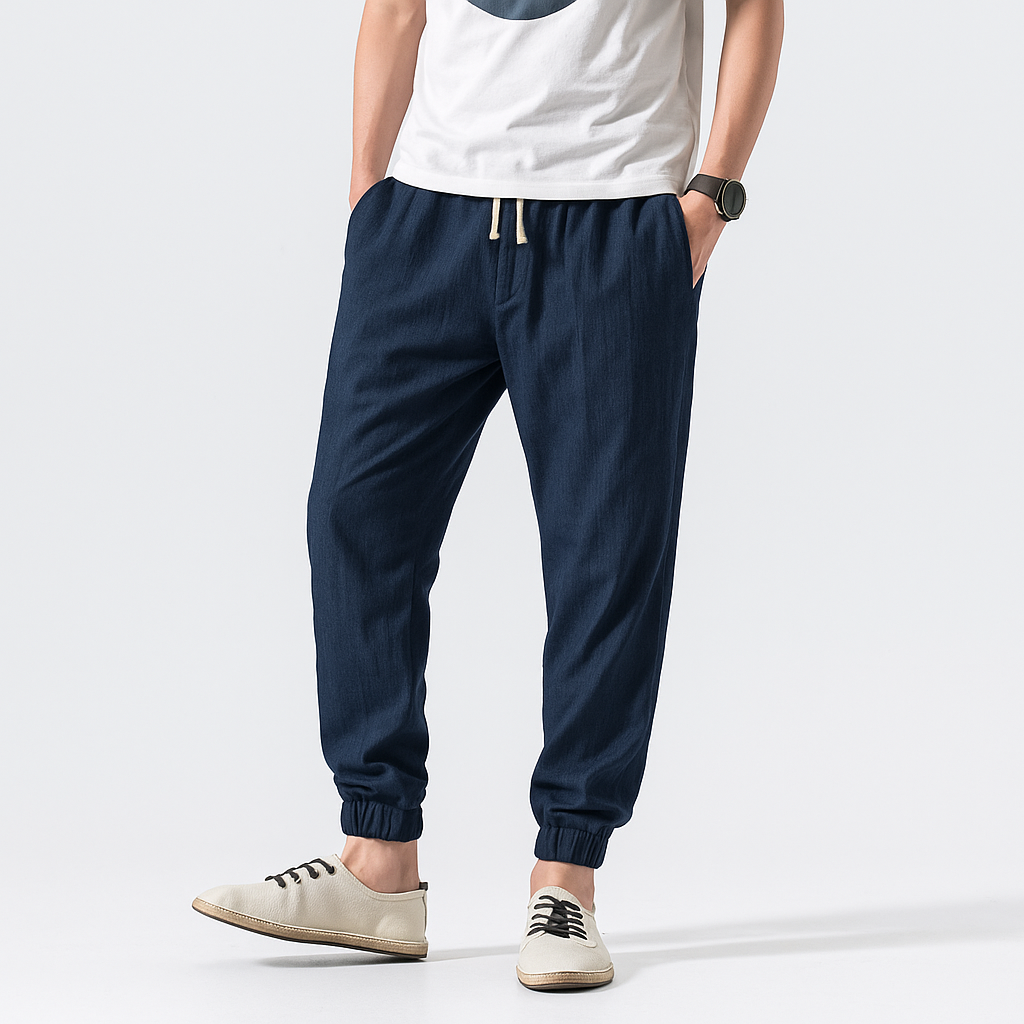 Rikyu Harem Pants - Kyoto Soul Apparel- Forest, Black, Teal, Gray, Ocean, Off White, Sage, Carmel, Pants