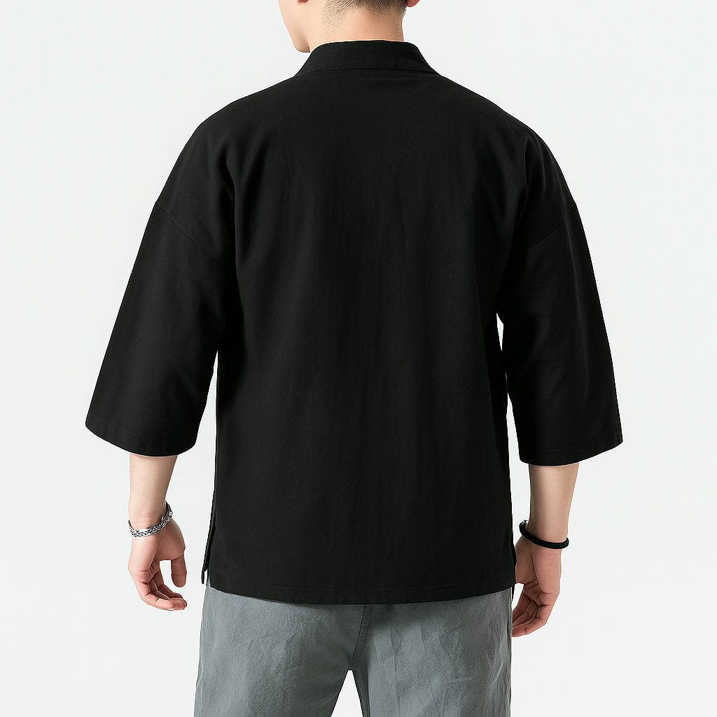 Sab Cardigan Kimono - Kyoto Apparel - Black, Blue, Brown, Green, kimono, Outerwear, Red