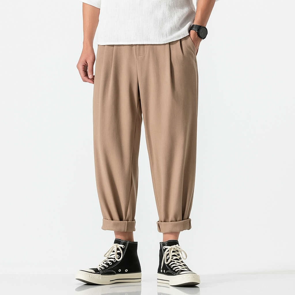 Sawaki Pants - Kyoto Apparel - Black, Gray, khaki, pants, short pants