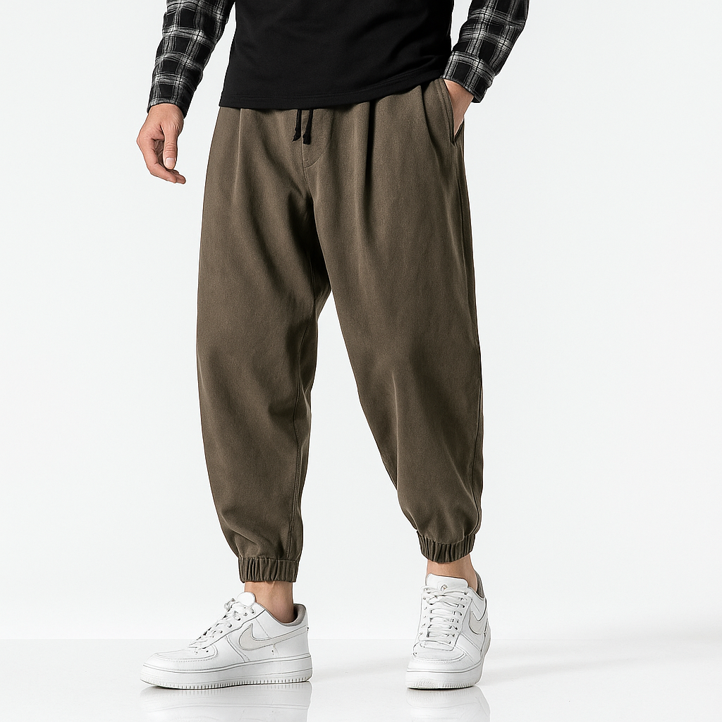 Seiryoku Harem Pants - Kyoto Soul - Stone, Black, pants