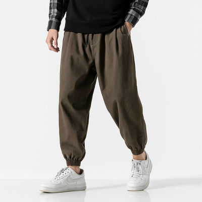 Seiryoku Harem Pants - Kyoto Soul - Stone, Black, pants