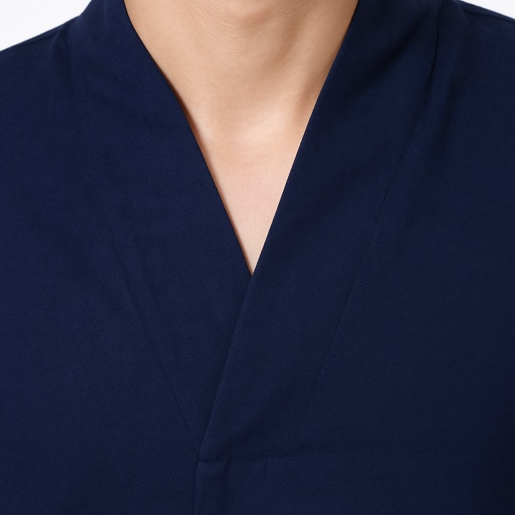 Shinu Sleeve Shirt - Kyoto Apparel - Black, Blue, Gray, shirt, Top, white