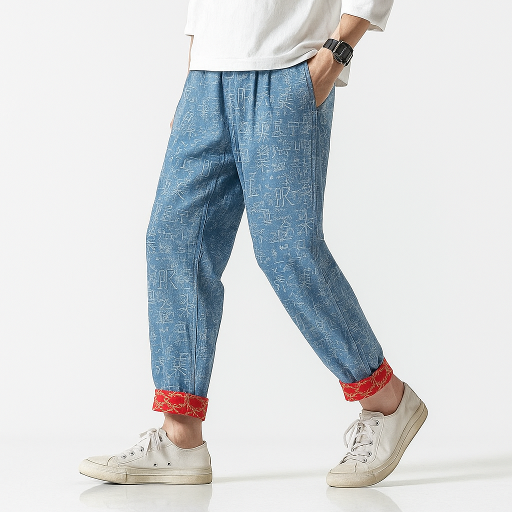 Sugami Pants - Kyoto Apparel - Blue, pants