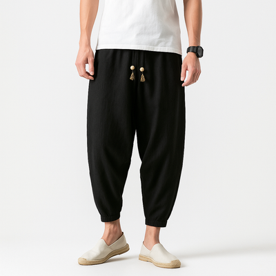 Tabi Harem Pants - Kyoto Apparel - Black, Blue, drawstrings, pants, Red
