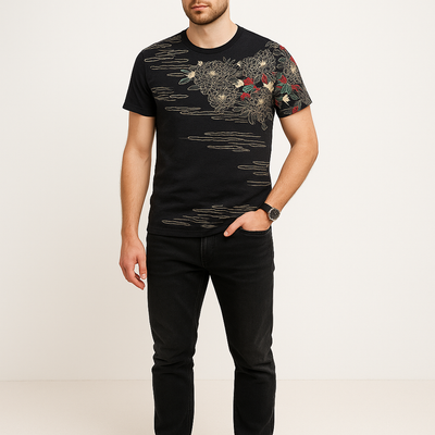 Taigakingu Shirt - Kyoto Apparel - Black, white, shirt