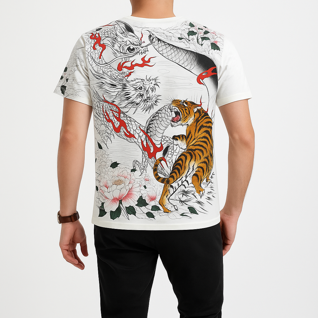 Taigakingu Shirt - Kyoto Apparel - Black, white, shirt