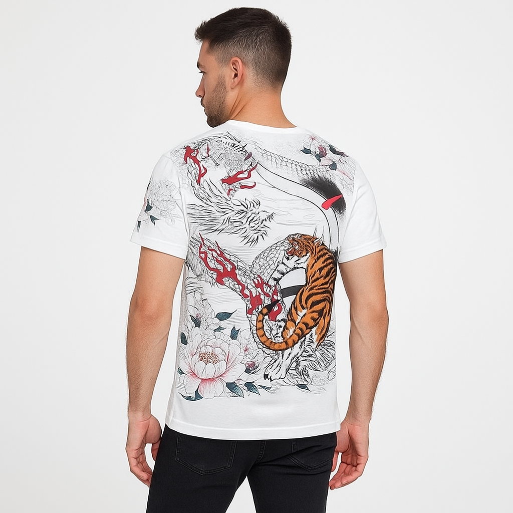 Taigakingu Shirt - Kyoto Apparel - Black, white, shirt