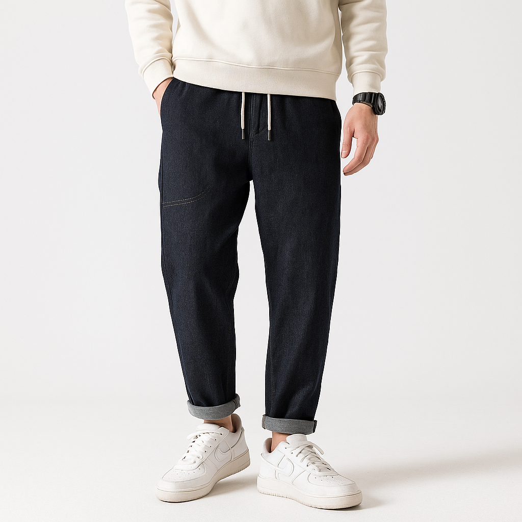 Shikku Pants - Kyoto Soul - Black, Casual, City, Coffee, Festivals, jeans, Loose, new, pants, relaxed, relaxed fit, Travel